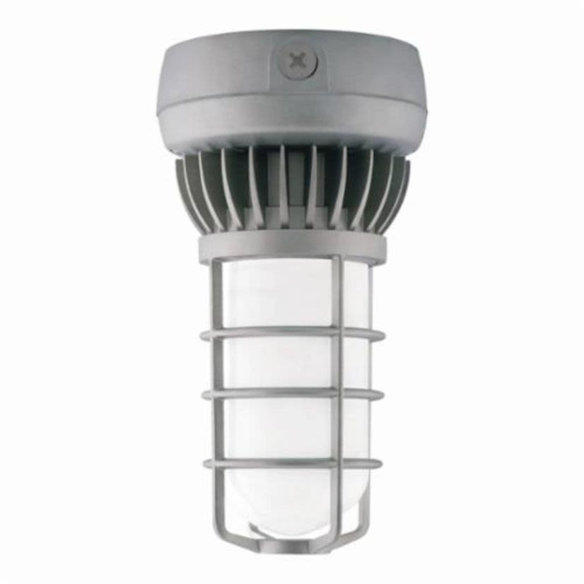 RAB VXLED26DG Outdoor Vaporproof Light Fixture,), 27 W Fixture, 120/208/240/277 V AC, Bronze Housing